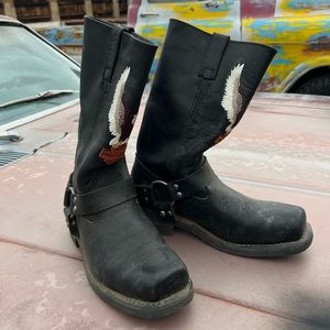 Men’s harness Harley Davidson boots 9.5 M New Frye Style